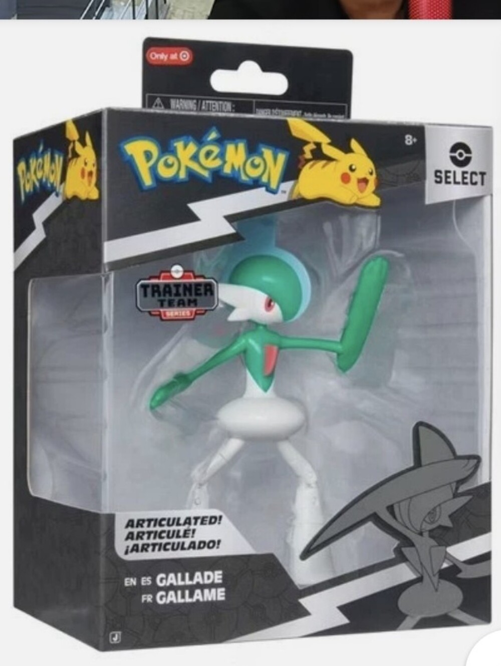 Pokemon Select Series Gallade 6-inch Action Figure - ArticulatedGreen & White 8+